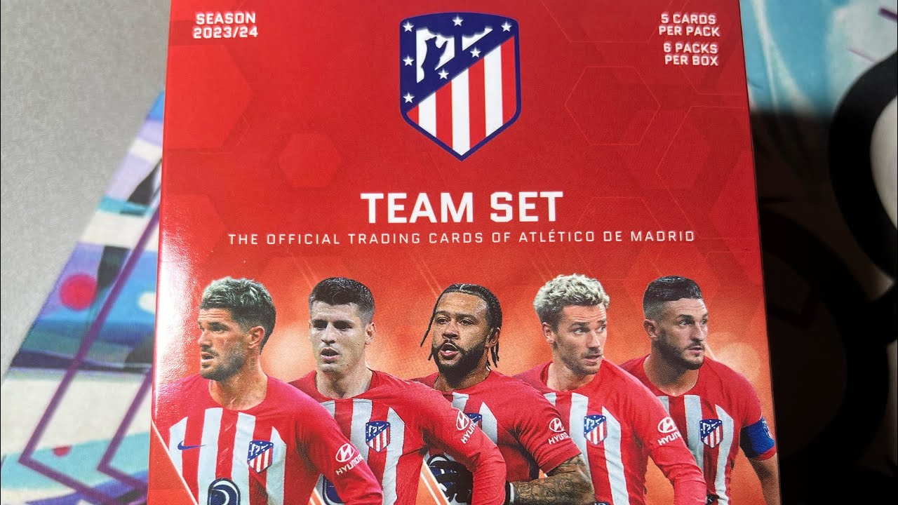 Athletico Madrid Team Set Topps Hobby Box 2023/2024
