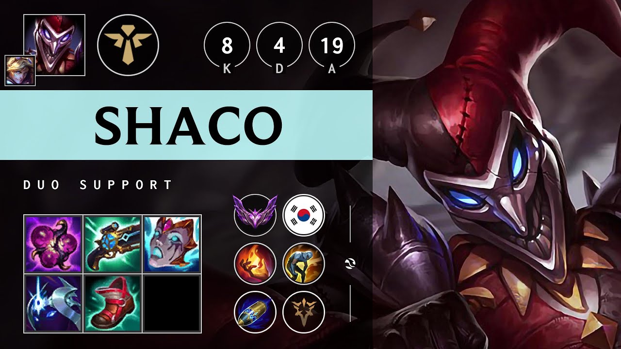Shaco Support vs Nautilus - KR Master Patch 25.S1.3