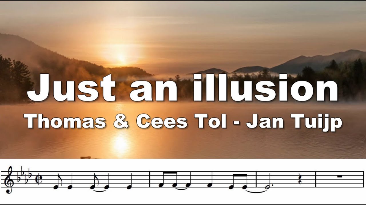 Just an illusion. Another awesome Bb trumpet play along.