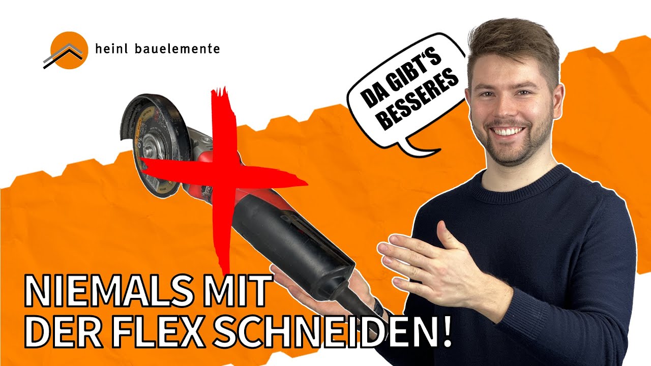 Trapezblech schneiden mit der Flex? Erfahre, warum das ein gro&szlig;er Fehler ist!