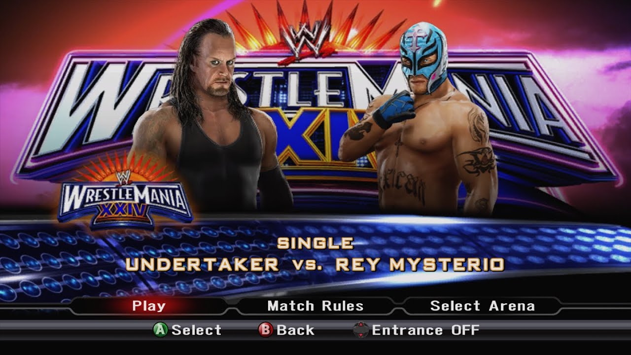 WWE SmackDown vs. Raw 2009 | Undertaker vs. Rey Mysterio