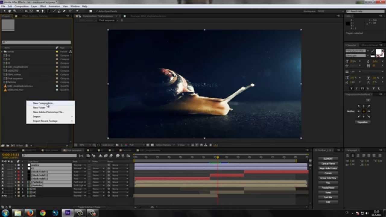 CZTUTORIÁL - After Effects 159 - Maskované texty