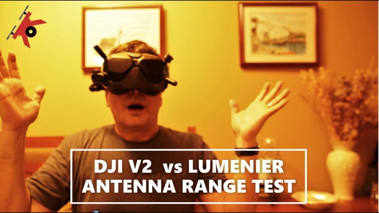 DJI FPV Goggles V2 - Lumenier 157821 LHCP Range Test!