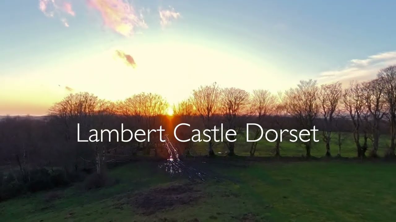 Lambert Castle Dorset - Winter Sunset