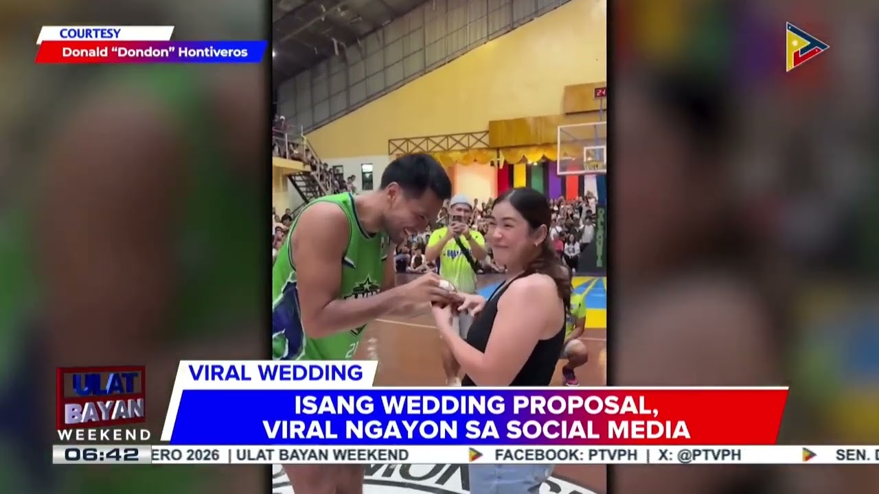 #UlatBayanWeekend | Mga wedding proposal, viral ngayon sa social media sa kasagsagan ng Vale...