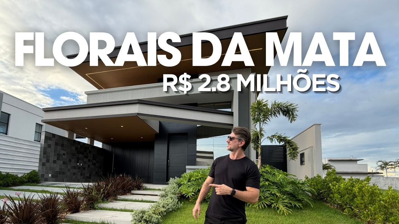 Mansão Térrea Moderna no Florais da Mata | R$ 2.8 Milhões