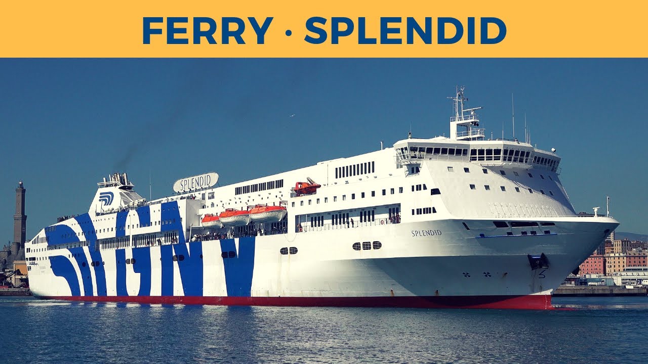 Arrival of ferry SPLENDID in Genova (GNV)