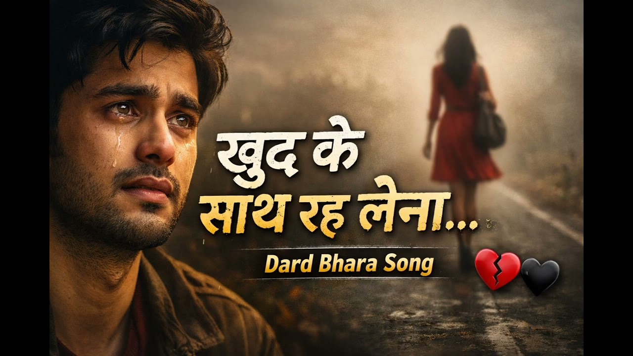 Khud Ke Saath Rah Lena 💔 | Dard Bhara Sad Song | AI Generated Emotional Heartbreak Song