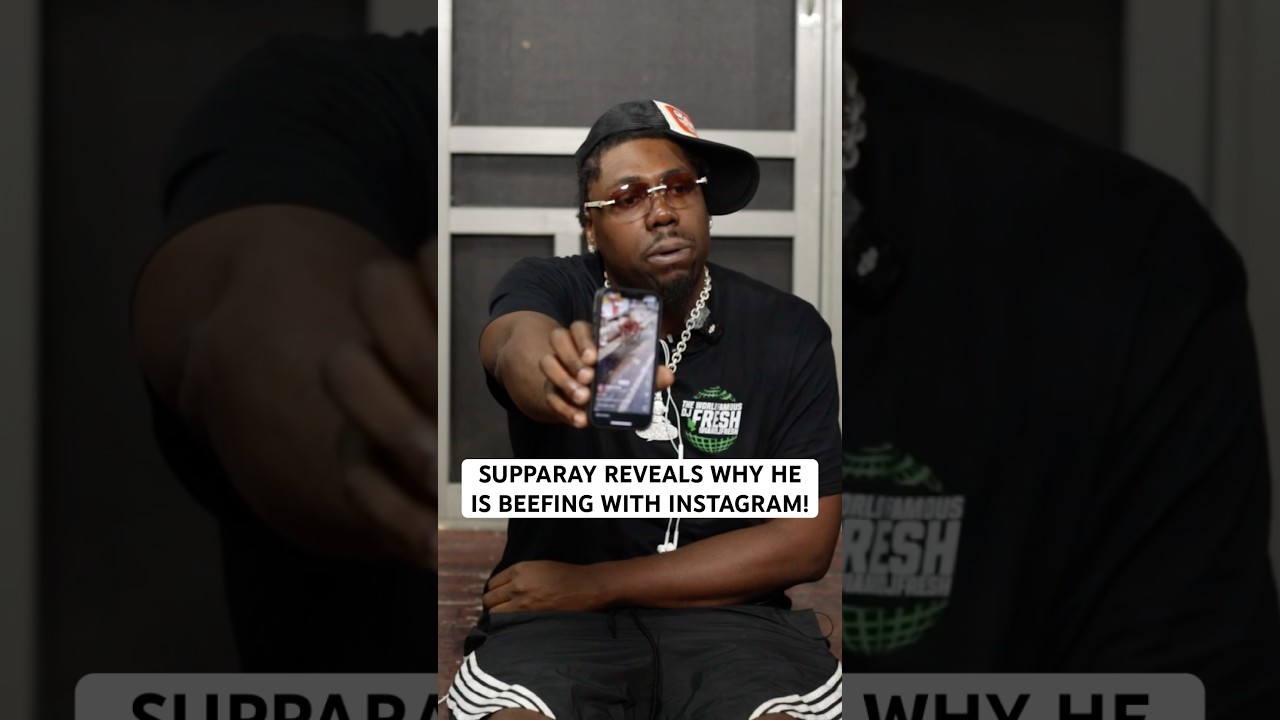 Supparay explains why he is beefing w/ IG and why they shadowbanned him! 👀