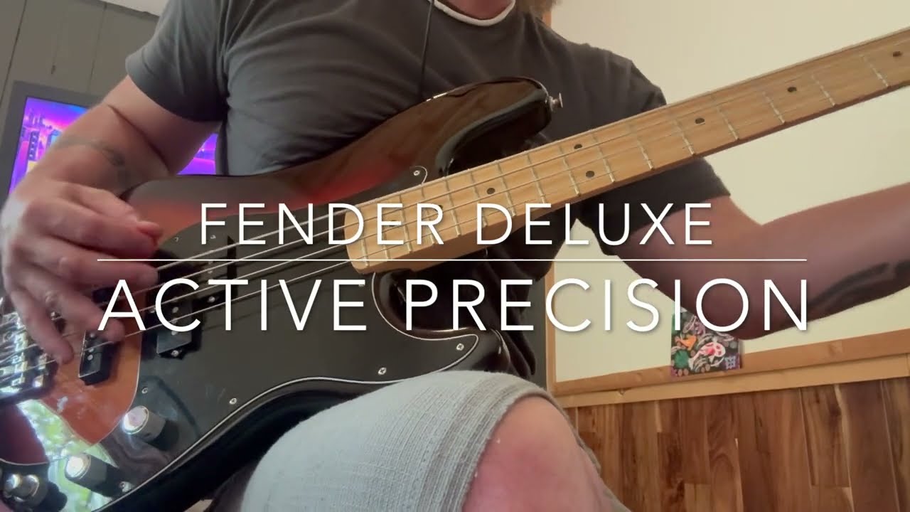 2020 Fender Deluxe Active Precision Bass Demo