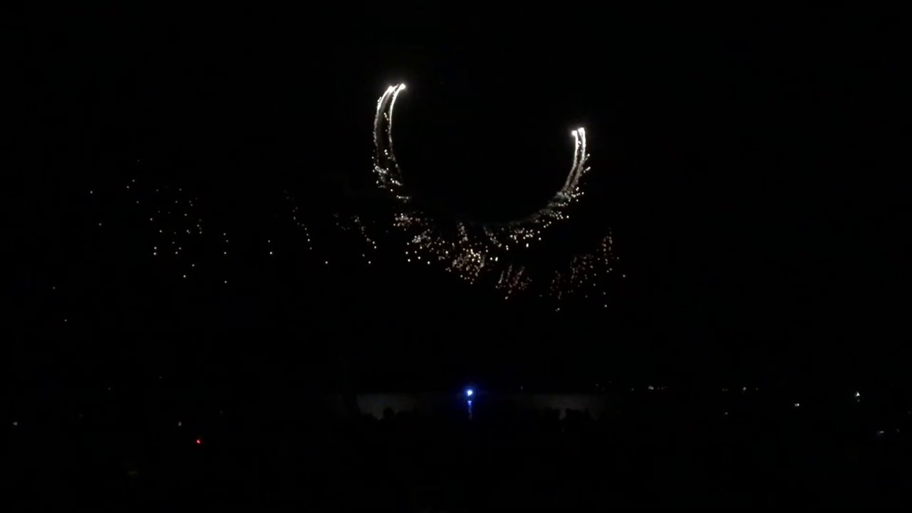 AeroBaltic Gdynia 2017 - AeroSPARX - Night show