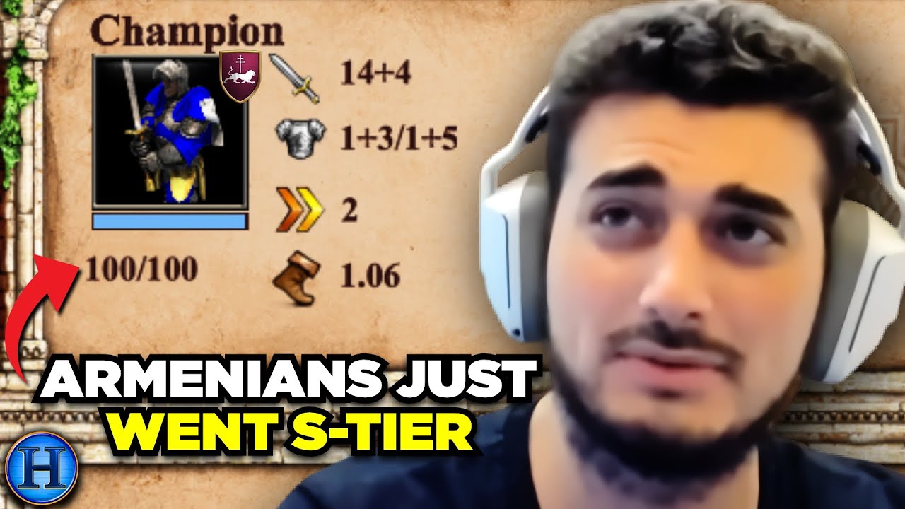 Armenian 100HP Champions are Now INSANE | AoE2