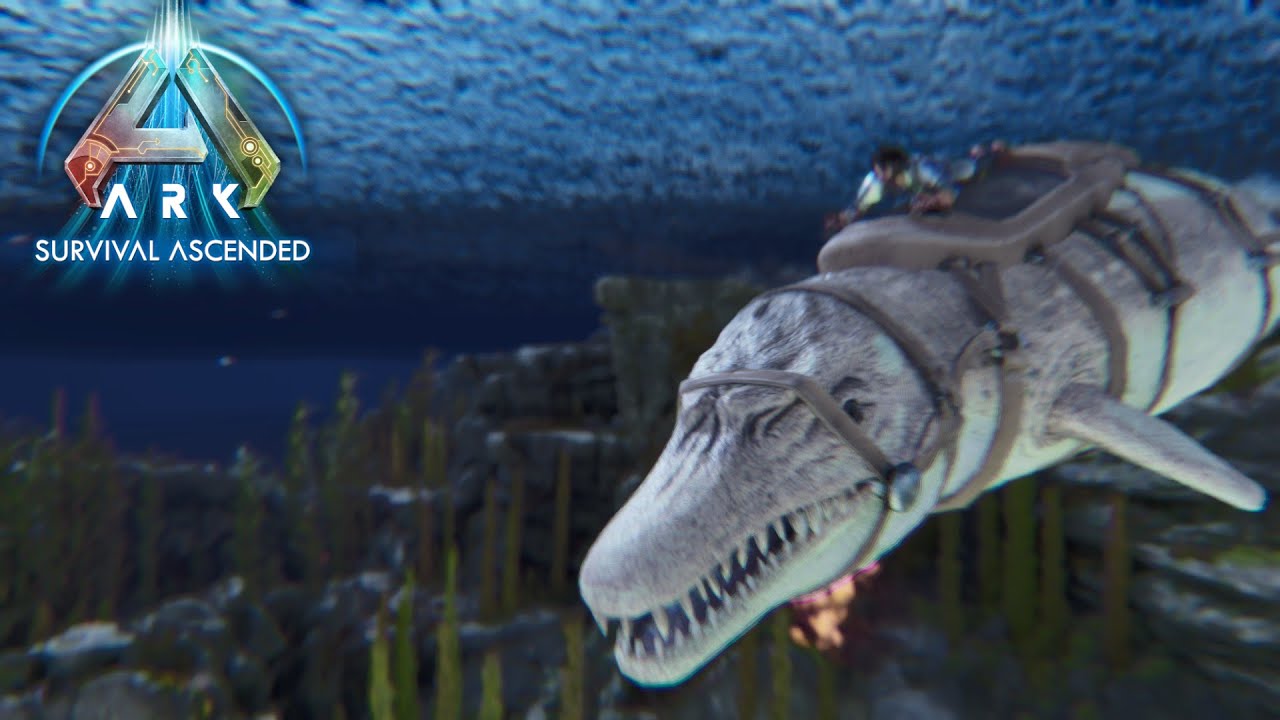 Exploring The Island's Underwater Caves | ARK Survival Ascended [9]