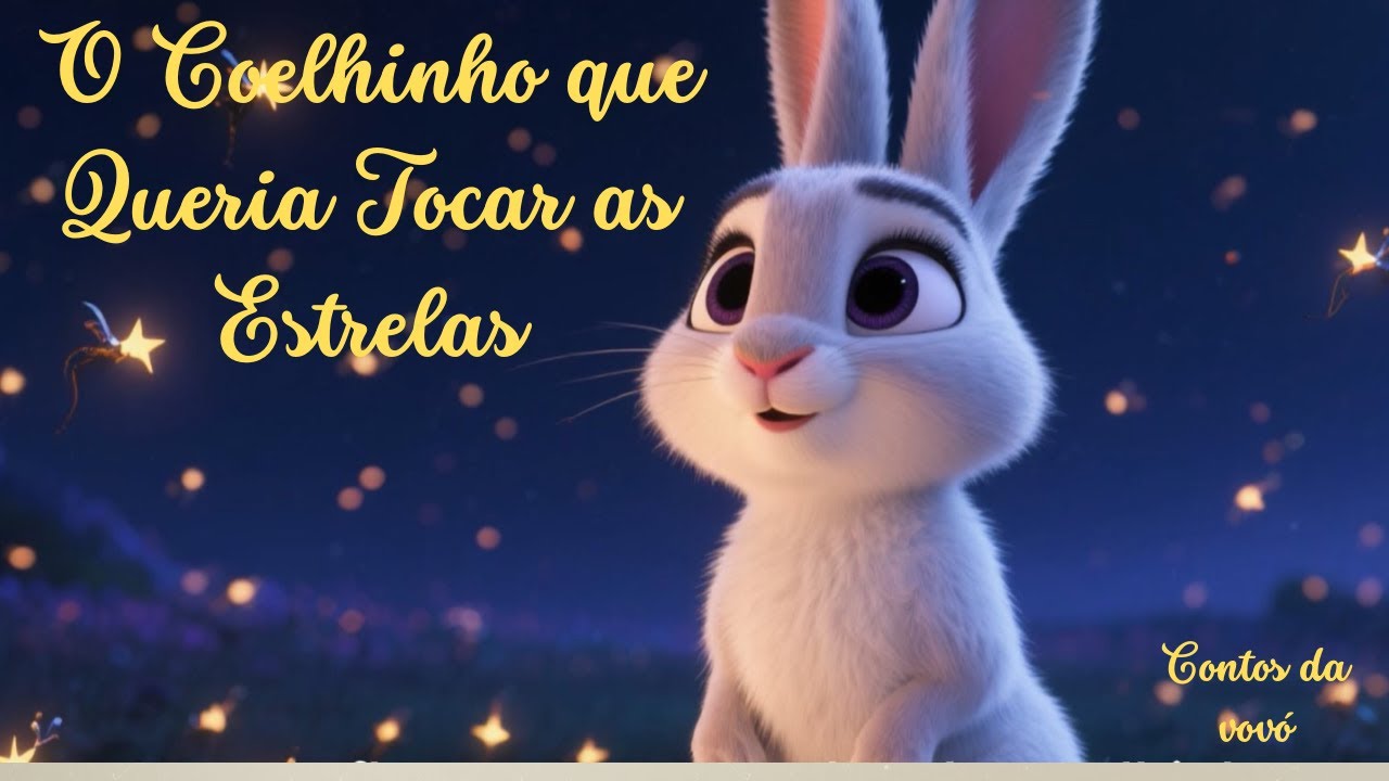 O Coelhinho que Queria Tocar as Estrelas | Vovó Conta #historinhas #contos #contosinfantis