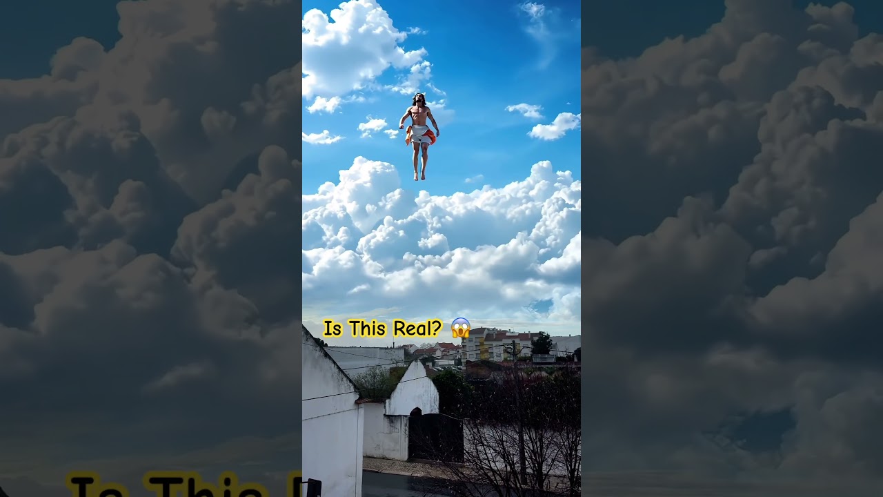 In the Sky: A Vision Beyond Belief! 🌟 #jesus #miracle #faith