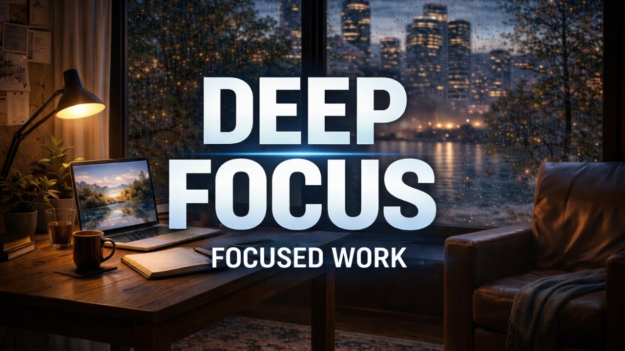 Deep Focus Music 🎧 | Cinematic Soundscape for Focused Work