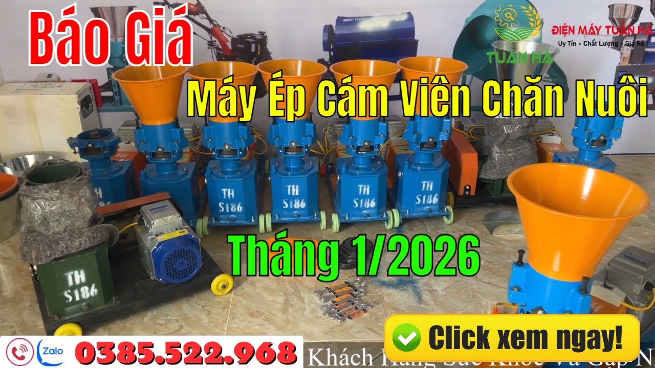 Báo Giá Máy Ép Cám Viên Mới Nhất 2026