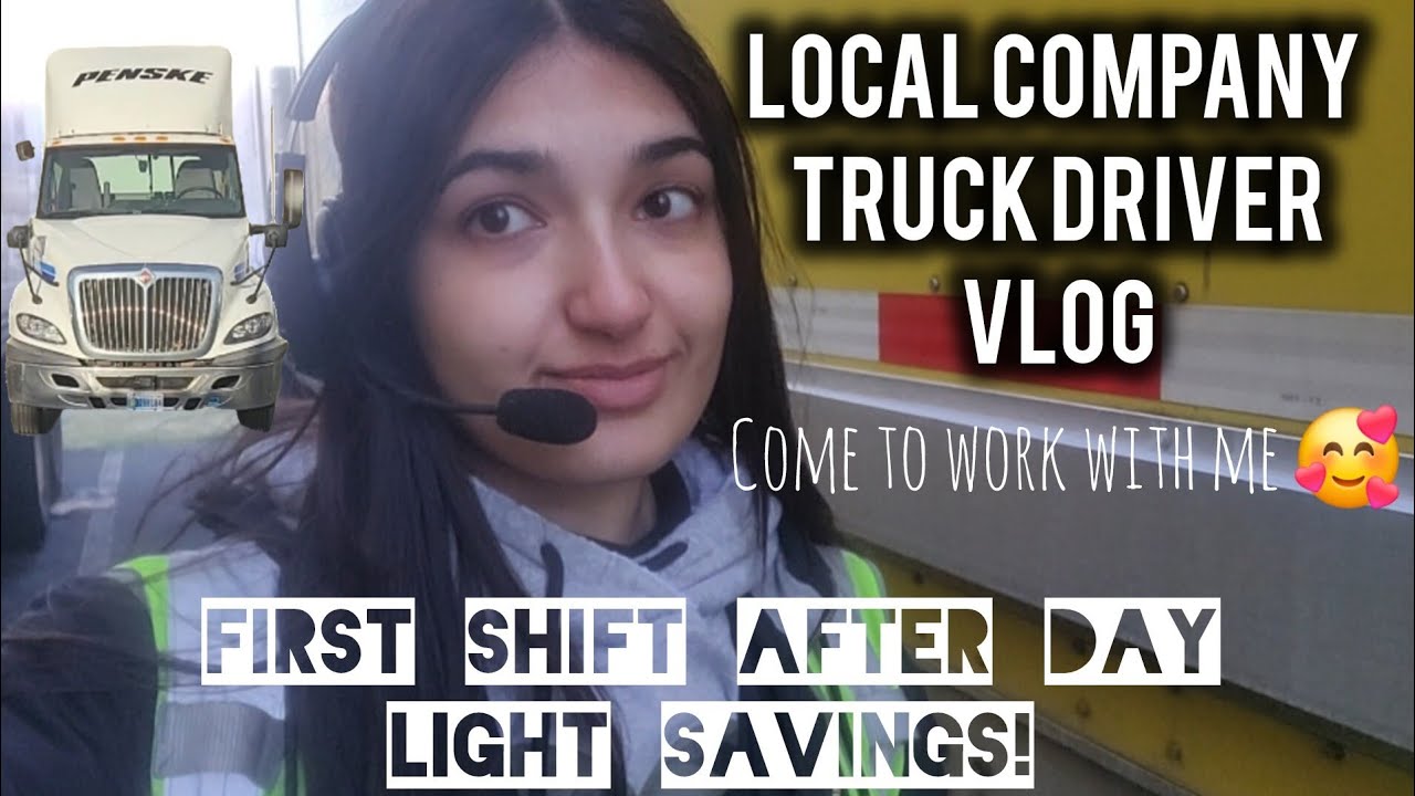 1st work vlog after day light savings! Typical Local Company Trucker Shift