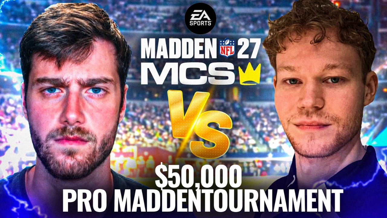 Я сыграл с Dcroft в турнире по Madden с призовым фондом $50 000 и огромными ставками!