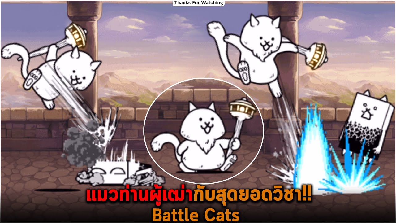 แมวท่านผู้เฒ่ากับสุดยอดวิชา Battle Cats