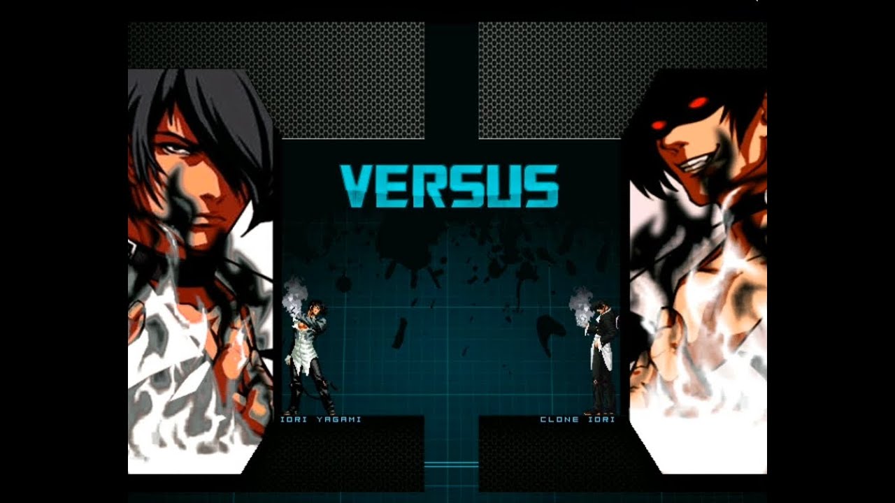 Iori Yagami [Flames Iori] VS. Clone Iori