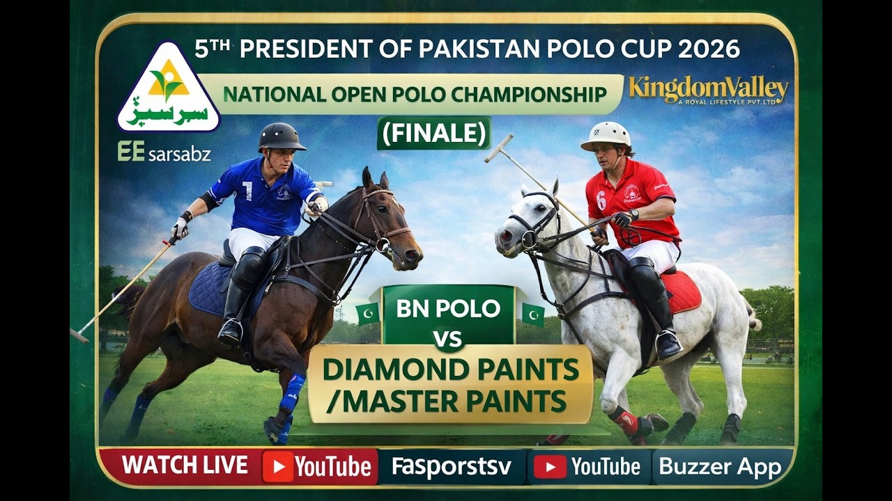 🏆 Sarsabz 5th President of Pakistan Polo CUP 2026 | BN Polo Vs Diamond/Master Paints