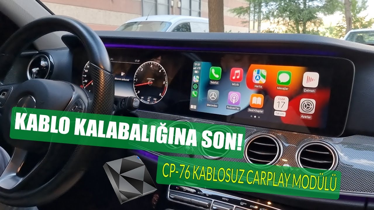 Mercedes E Serisi W213 ntg5 Kablosuz Carplay Nasıl Yapılır? (Mixtech CP-76)