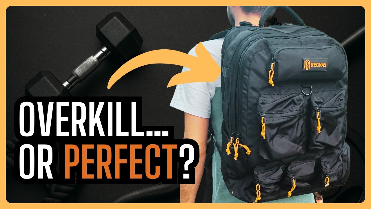 🎒 The MUSCULAR Beast of Travel Backpacks 💪 (Built for Big Guys!) – REGNAS ROY G Review