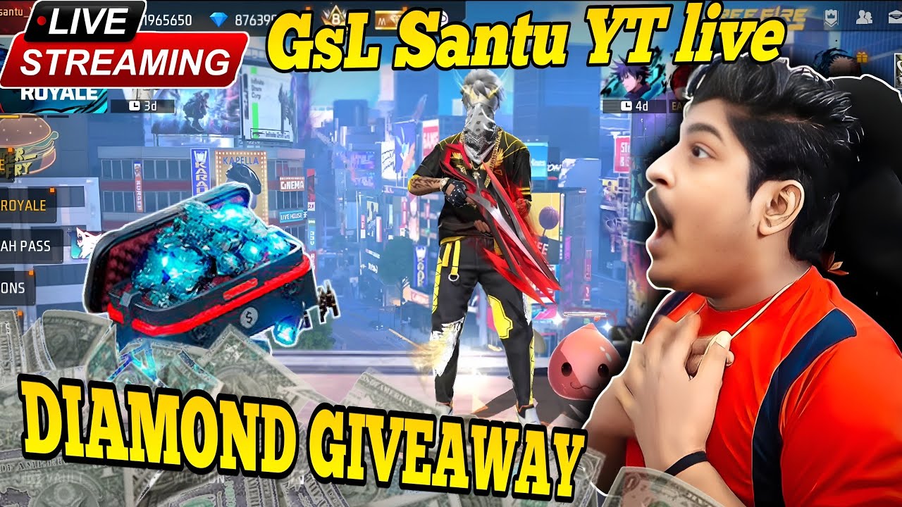 Old Player Is Back 😱 | Live Diamond Giveaway for Gyan gaming & Raistar | Free Fire Live Stream
