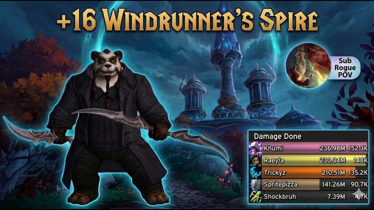 +16 Windrunner's Sprire Sub Rogue POV