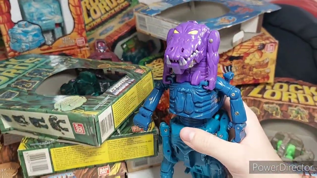 déballage de rock lords rocklord jouets 80