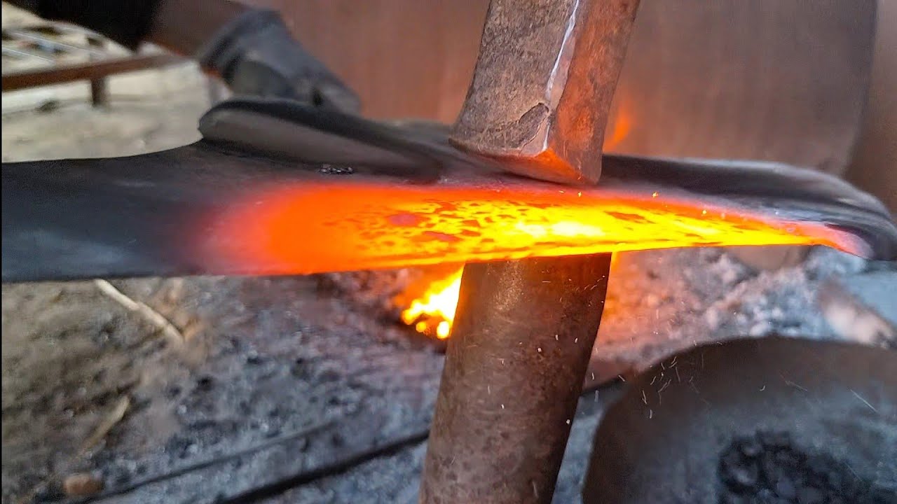 How to make a motor fan for heating iron in a furnace ~ full process of making.
