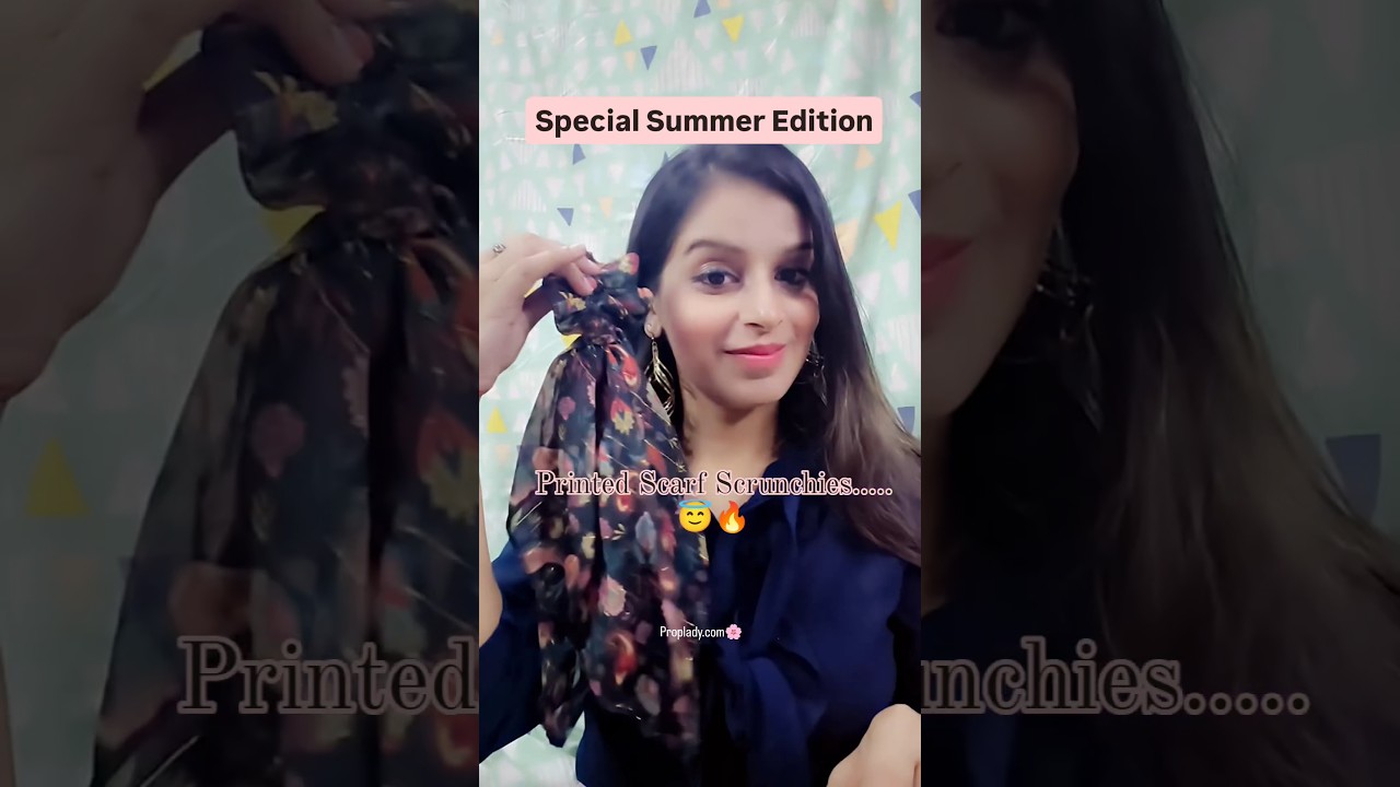 Special Summer Edition! Voguish Scarf Scrunchies. Selling Fast. link in bio. #trendingshorts #viral