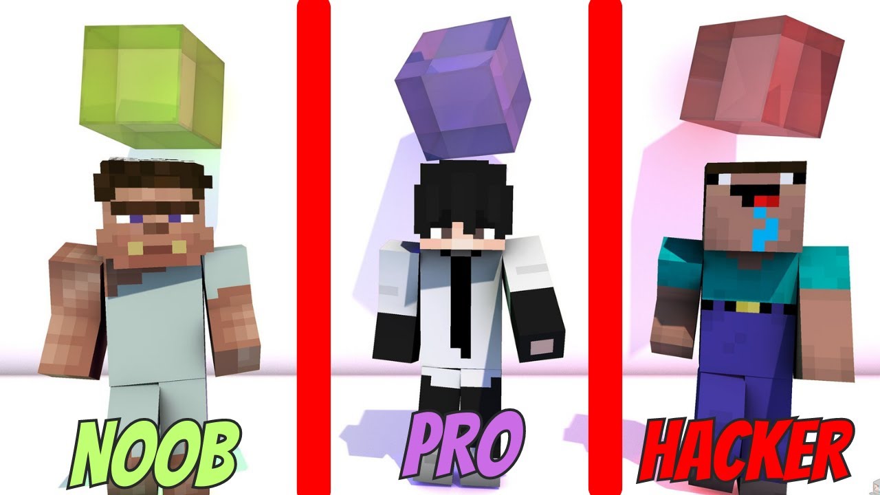 NOOB VS PRO ! PARKOUR CHALLENGE IN MINECRAFT ! PART-2