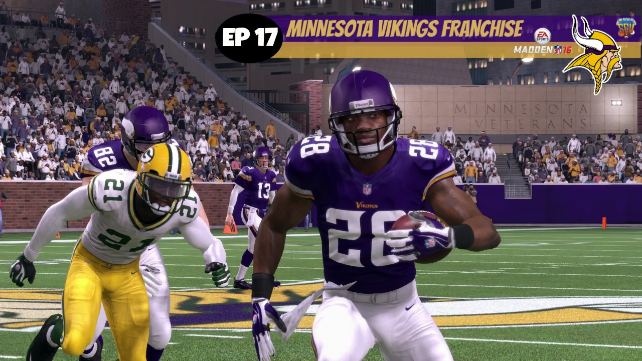 Madden 16 (Xbox One) Minnesota Vikings Owner Mode Franchise - EP17 (Divisional Playoff vs Packers)