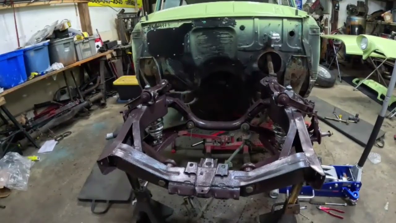 Амортизаторы для Fairlane 1955 года установлены!!