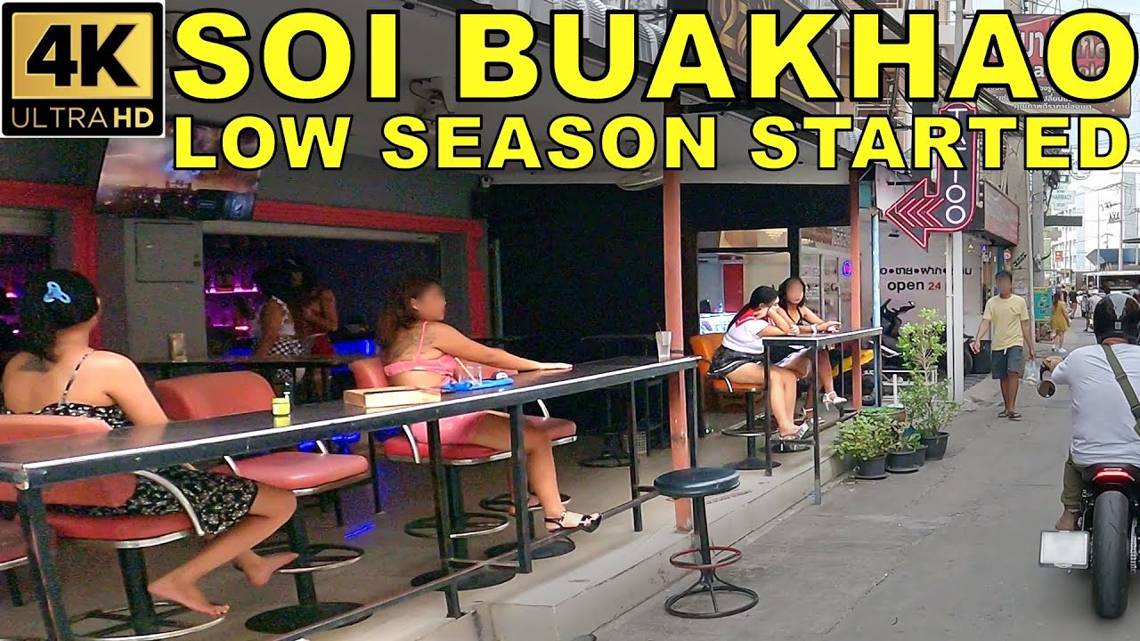 Soi Buakhao and Pattaya third Road Seems quiet and heavy traffic   2024 June Pattaya Thailand