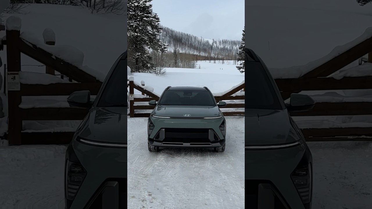 Hyundai KONA serving lewks 👀 all year long. #Hyundai