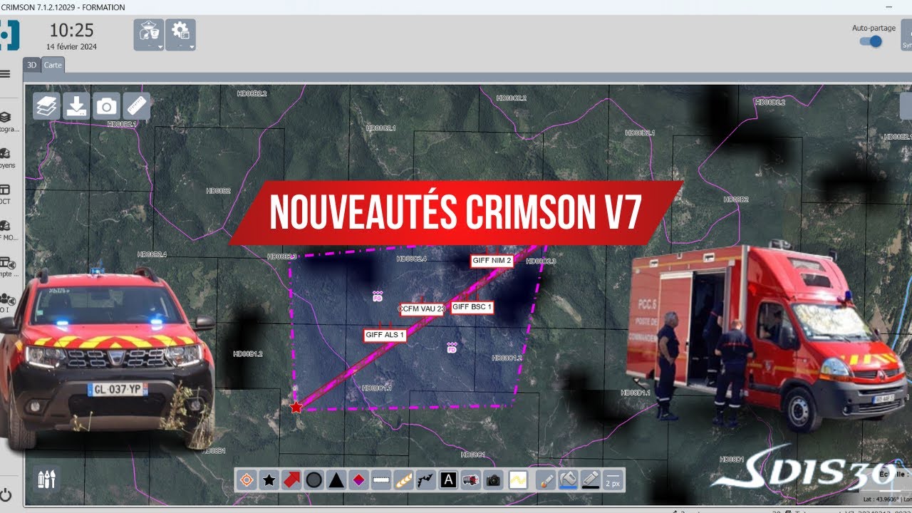 [SDIS 30] Les nouveaut&eacute;s de la V7 de CRIMSON