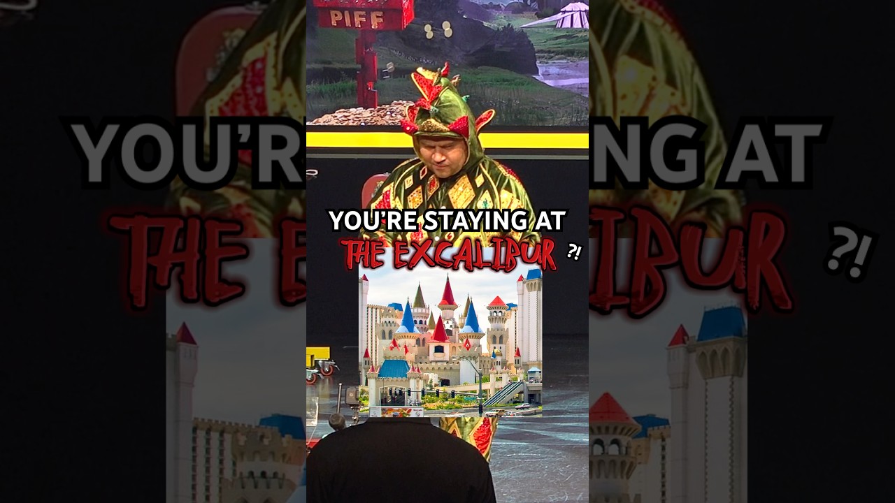 Yikes&hellip;You&rsquo;re Staying at The Excalibur? - Piff the Magic Dragon #comedy #magic #vegasproblems