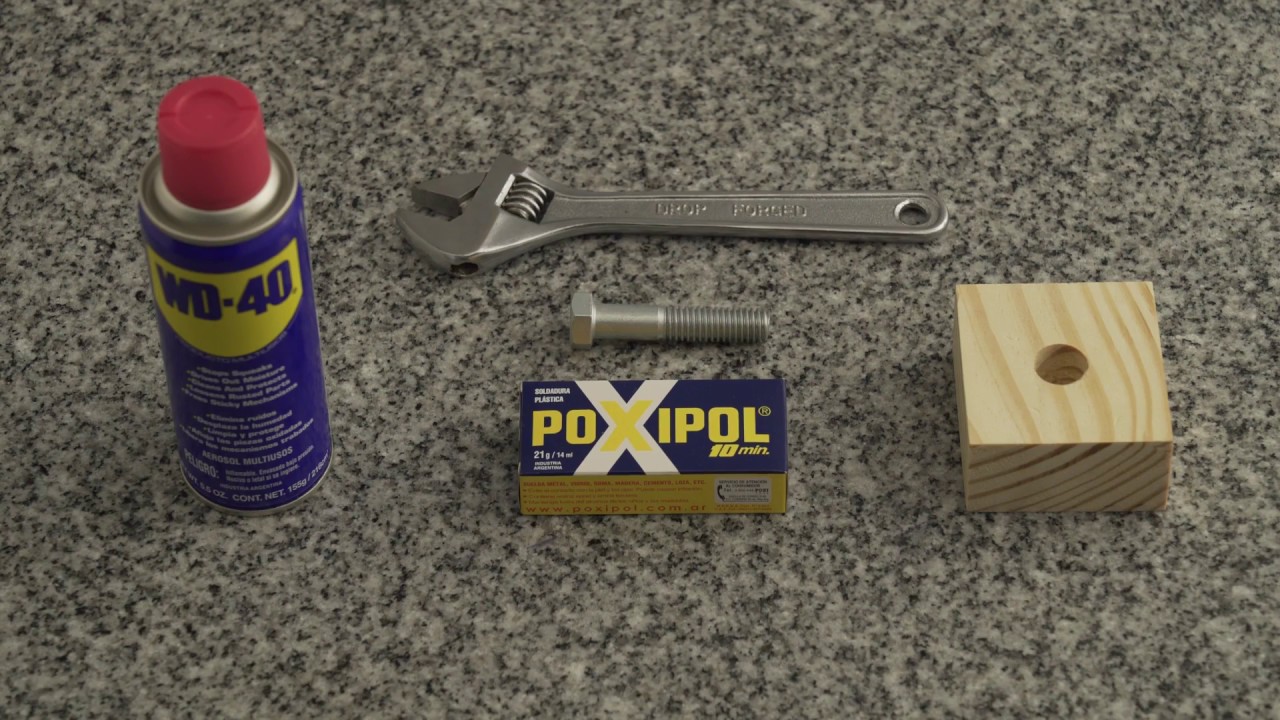Tutorial - Cómo crear una rosca con POXIPOL
