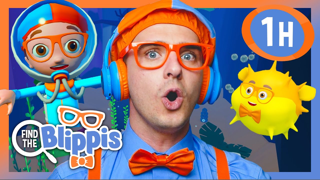 Blippi Goes Under the Sea to Find Blippis! | BEST OF BLIPPI PLAYS ROBLOX! | Games for Kids