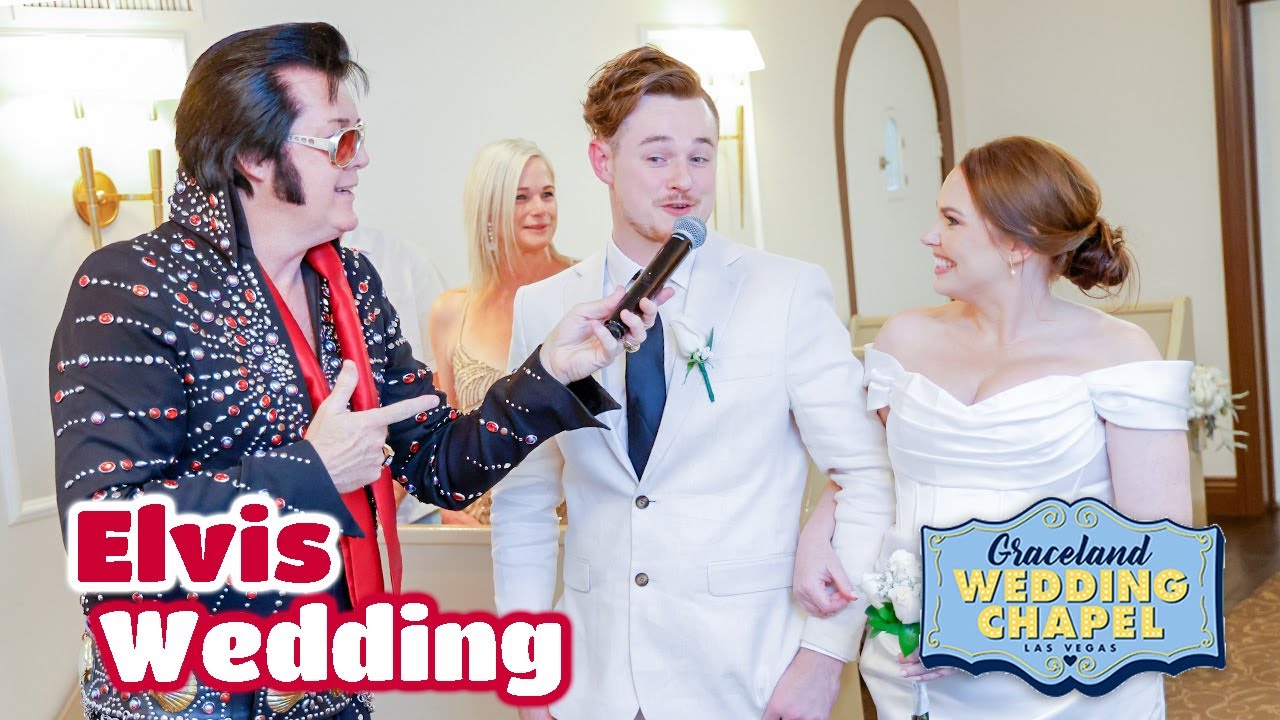 Reef & Keziah's Elvis Wedding in Las Vegas | Graceland Chapel
