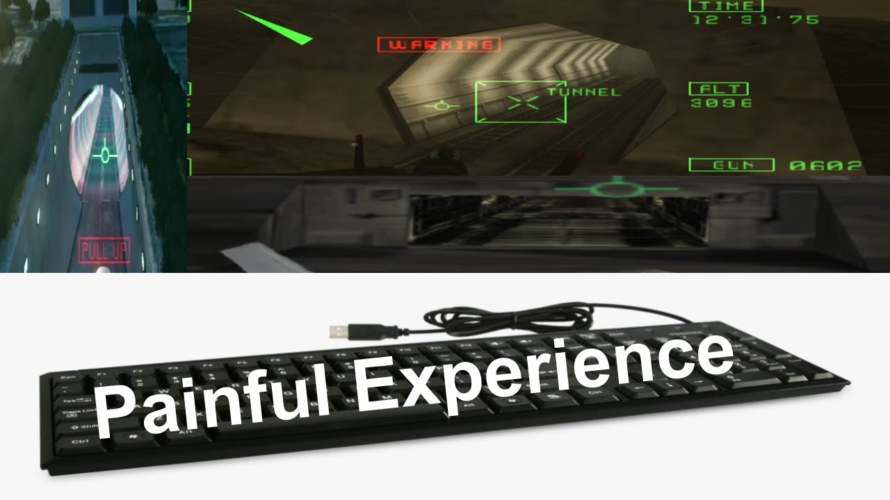 The Keyboard Ace Combat Tunnel Experience