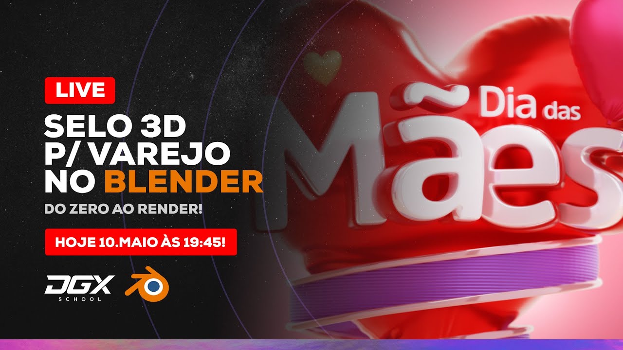 Selo 3D Varejo no Blender - Do Zero ao Render