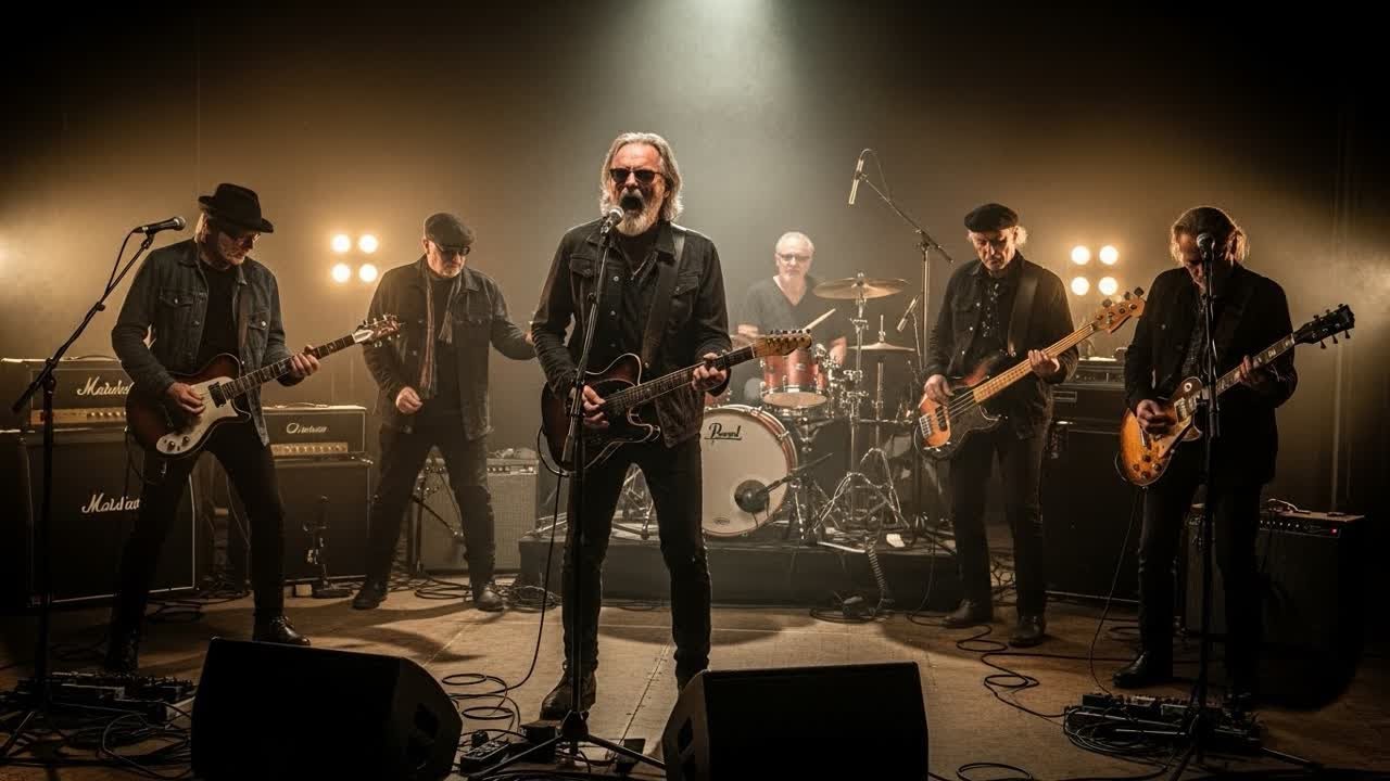 Eric Clapton, Jimi Hendrix, ZZ Top, Muddy Waters Inspired Deep Night Rock Blues Soul