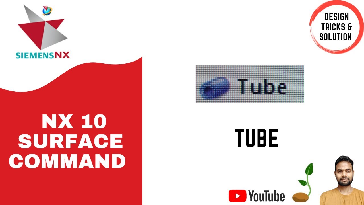 Siemens NX10 Tube | NX10 Tube | Tube Command in Siemens NX | How to Use Tube Command in NX10