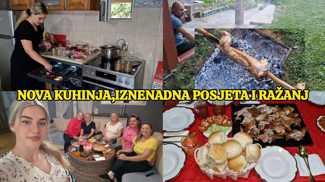 Zavirite u našu novu kuhinju🔥Pratioci iz Italije nas posjetili i zečiji ražanj💫