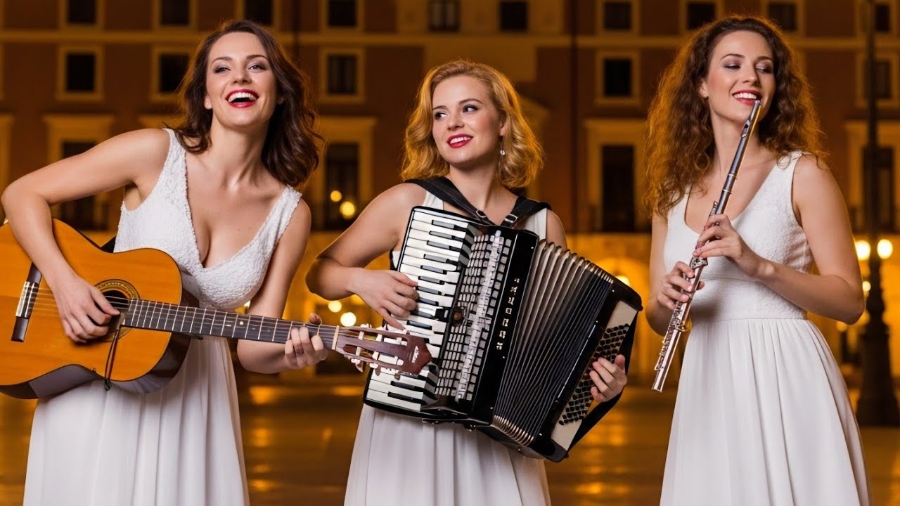 Midnight Joy Ensemble ✨ Flamenco Guitar, Accordion & Flute | Elegant Night Instrumental