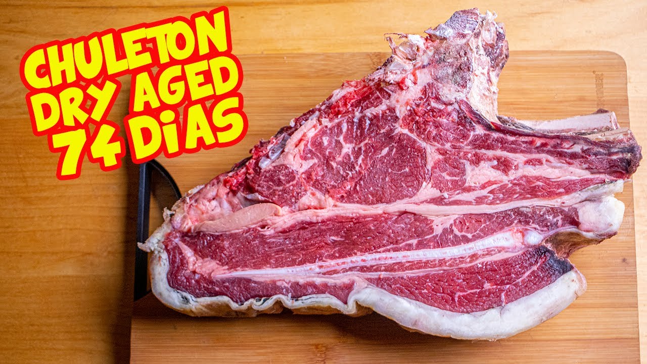 EXPERIMENTO: Maduré 74 días un CHULETÓN de VACA RUBIA GALLEGA... En MI CASA!!!
